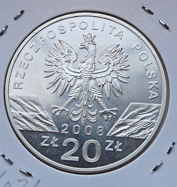 Polen. 20 Zlotych 2008 (Zonder minimumprijs), Postzegels en Munten