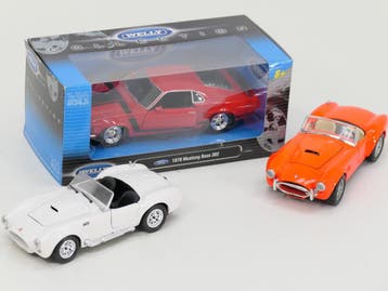 Schaal 1:24 Set 3 Amerikaanse muscles cars (Automodellen), Ophalen of Verzenden