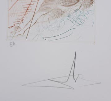 Salvador Dali (1904-1989) - Décaméron : Lange Gabriel