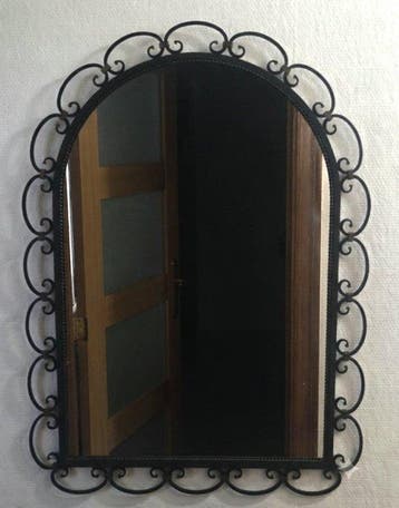 Spiegel - Smeedijzer - Smeedijzeren wandspiegel
