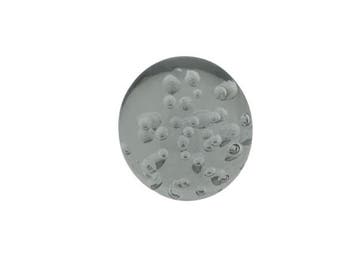 Veiling - Glazen Bol met Bellen 75mm, Nieuw