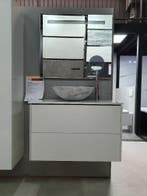 D-LINE MAT WIT / Badmeubel Met Waskom 80 Cm ( Onderkast +, Ophalen of Verzenden, Nieuw