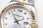 Philip Watch - Caribe Urban - Date - Silver - Diamonds -, Nieuw