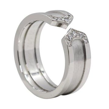 Cartier - Bague - C2 Ring - 18 carats Or blanc - diamants, Nieuw