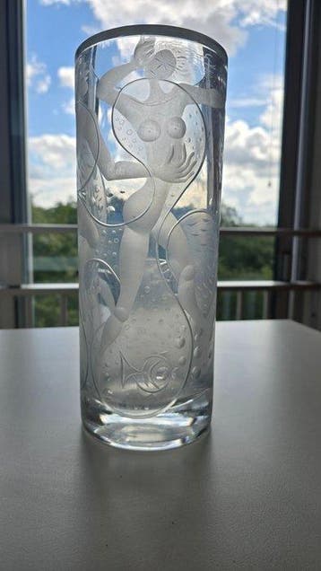 Vaas - H. 30 cm - Kristal - Rogaška Slatina crystal v