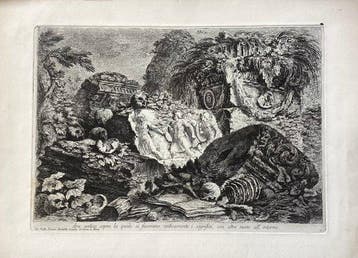 Giovanni Battista Piranesi (1720-1778) - Ara antica sopra la