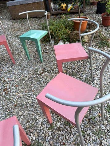 Kartell - Philippe Starck - Chaise (4) - DGlob - Plastique,