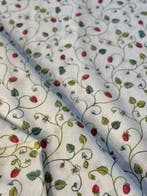 Tissu rustique délicieux jacquard margherita fraise San
