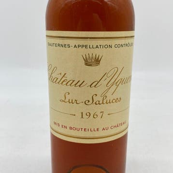 1967 Chateau dYquem - Sauternes 1er Cru Supérieur - 1 Demi, Verzamelen, Nieuw