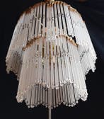Plafonnier - Laiton, Cristal, Porcelaine - Lustre Italien, Antiek en Kunst