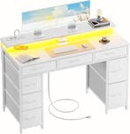Bureau - Computertafel - Computerbureau - 120x50x74 cm - Wit, Verzenden, Nieuw