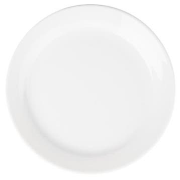 Borden | ATHENA | Porselein | Wit | 12 Stuks | Ø226mm, Verzenden
