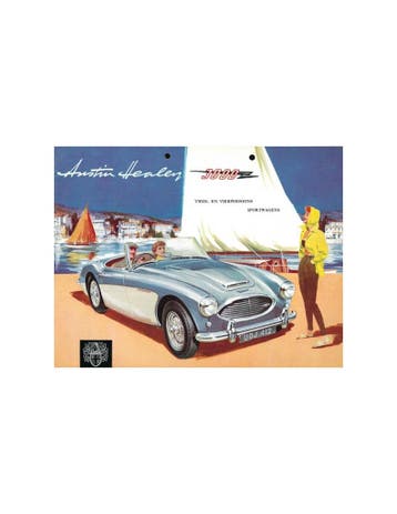 1960 AUSTIN HEALEY 3000 BROCHURE NEDERLANDS