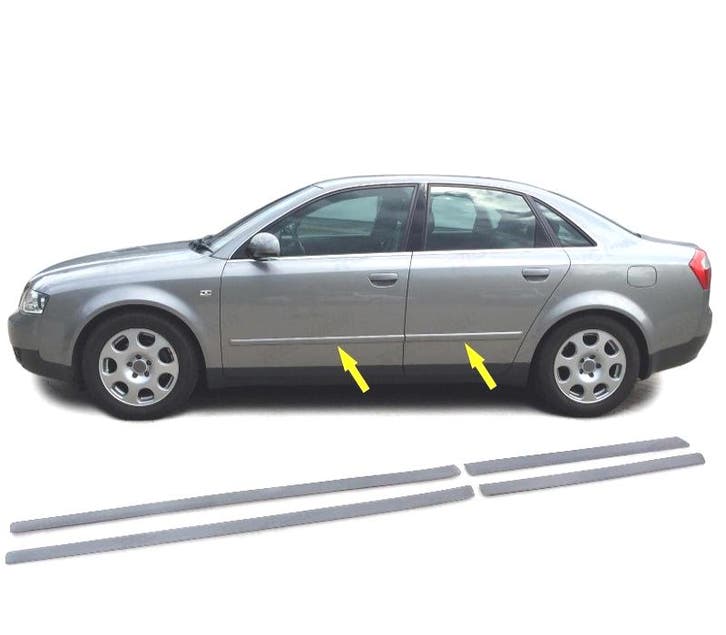MOULURES LATÉRALES PORTES AUDI A4 B6 8E 00-04, Autos : Pièces & Accessoires, Carrosserie & Tôlerie, Envoi