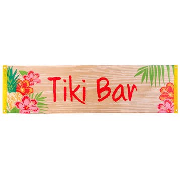 Banner Tiki Bar 1,8m, Verzenden