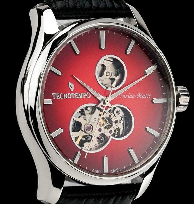Tecnotempo - Inside Matic - Automatic - Red Dial - -, Bijoux, Sacs & Beauté, Montres | Hommes