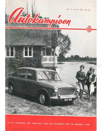 1963 AUTOKAMPIOEN MAGAZINE 11 NEDERLANDS, Nieuw