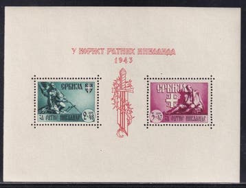 Duitse Rijk - bezetting van Servië (1941-1944) 1943 -