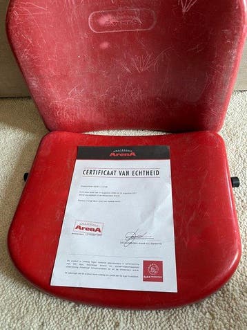 AFC Ajax - 1995 - Authentic Amsterdam ArenA seat - nr. 329