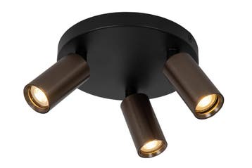 Lucide RITMO - Plafondspot - Ø 18 cm - 3xGU10, Verzenden