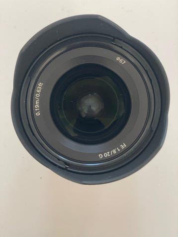 Sony FE 1.8/20 G Objectif d’appareil photo, TV, Hi-fi & Vidéo, Appareils photo numériques