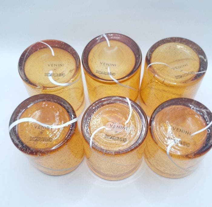 Venini per Disaronno - Verre à eau - Verre de Murano - Lot, Antiquités & Art, Antiquités | Verre & Cristal