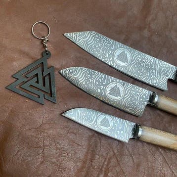 Keukenmes - Utility knife - Ambachtelijk vervaardigde