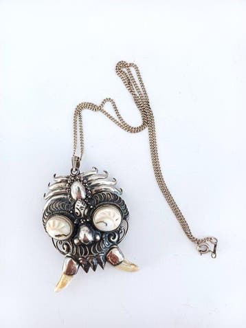 Ketting met hanger - Rangda - Indonesië Bali, Barong/ Rangda