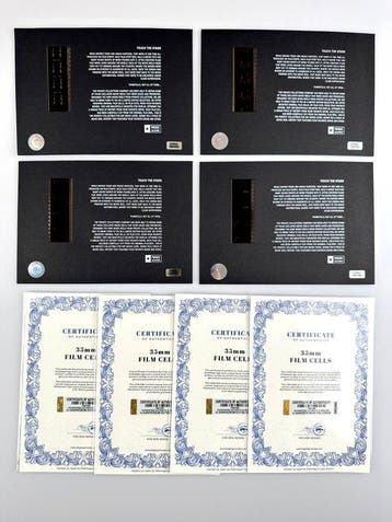 Star Trek: The Next Generation – Rare Set of 4 Mounted 35mm, Nieuw
