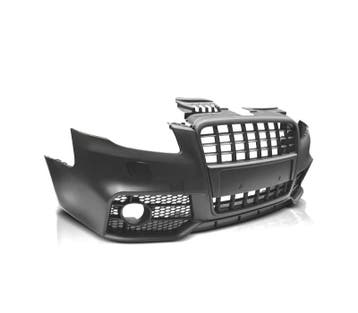 PARE-CHOCS AVANT AUDI A4 B7 04-08 LOOK S LINE NOIR SRA, Verzenden, Nieuw