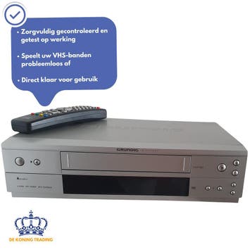 Grundig Vivance GV 3243 | VHS Videorecorder | VHS Speler, Audio, Tv en Foto, Verzenden, Gebruikt, VHS-speler of -recorder