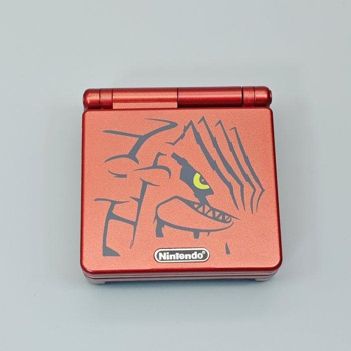 Nintendo - Gameboy Advance SP - Groudon Pokémon Themed, Games en Spelcomputers, Spelcomputers | Overige Accessoires