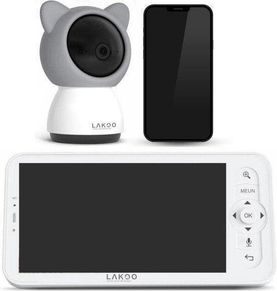 2dekans | Lakoo BabyGuard Babyfoon - met Camera én App -, Kinderen en Baby's, Kinderkamer | Complete kinderkamers, Ophalen of Verzenden