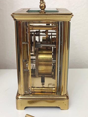 Rijtuigklok - Messing - 1920-1930 - Alarm, Antiek en Kunst