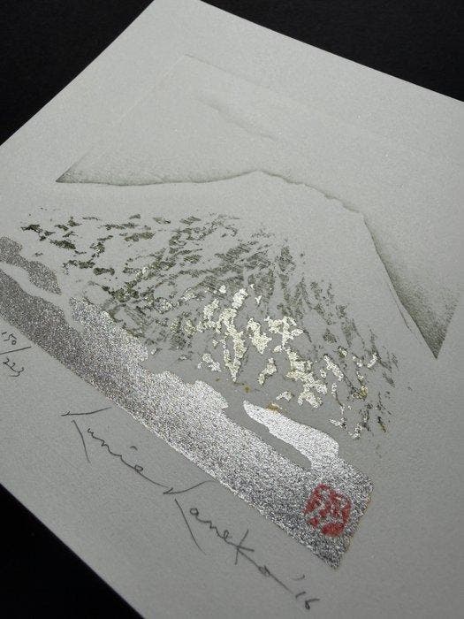 Fuji 109 & Winter day (2 woodblock prints!) - Kunio Kaneko, Antiek en Kunst, Antiek | Overige Antiek