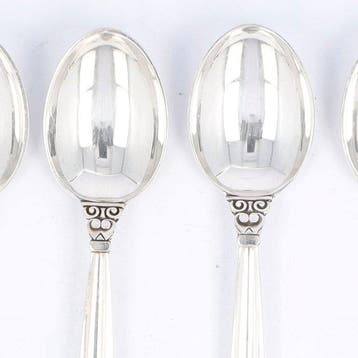 Georg Jensen - Georg Jensen - Model Acorn - Mokkalepel -
