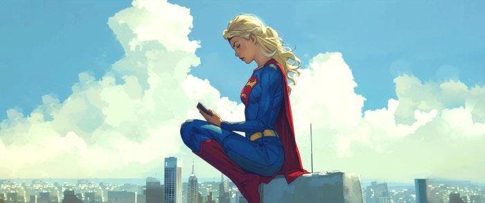 CREATIVE_HUB - Superwoman chat addiction, Verzamelen, Film en Tv