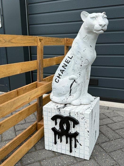 Daluxe Art - 1999 • CC Panther Display – 90 cm, Antiek en Kunst, Kunst | Designobjecten