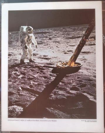 Zeven vintagefotos van Apollo 11 - 1960-1970