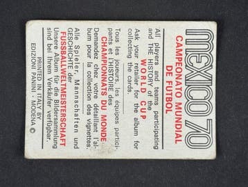 1970 Panini Mexico 70 World Cup, - CCCP: team - 1 Card -, Nieuw