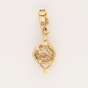 Hanger - 14 karaat Geel goud Parel