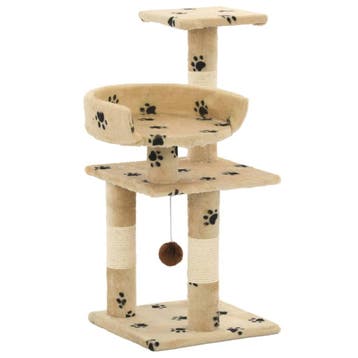 vidaXL Kattenkrabpaal met sisal krabpalen 65 cm, Verzenden, Nieuw