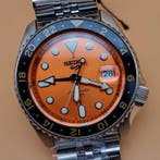 Seiko - 5 Sports GMT - SSK005K1 - Homme - 2020 et après, Handtassen en Accessoires, Horloges | Heren, Nieuw