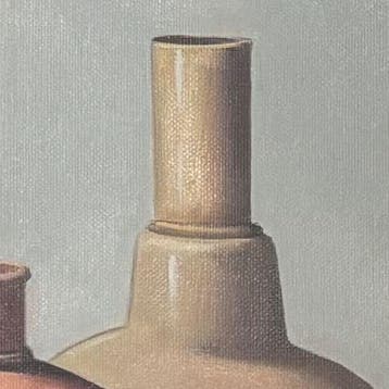 Christiano Silva - les pots rompus, Antiquités & Art, Art | Peinture | Moderne