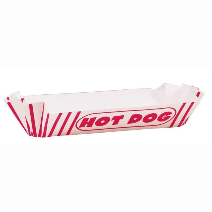 Hot Dog Bakje 20,3cm 8st, Hobby en Vrije tijd, Feestartikelen, Nieuw, Verzenden