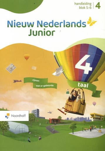 4 blok 5-6 taal / Nieuw Nederlands Junior / Handleiding, Verzenden, Zo goed als nieuw