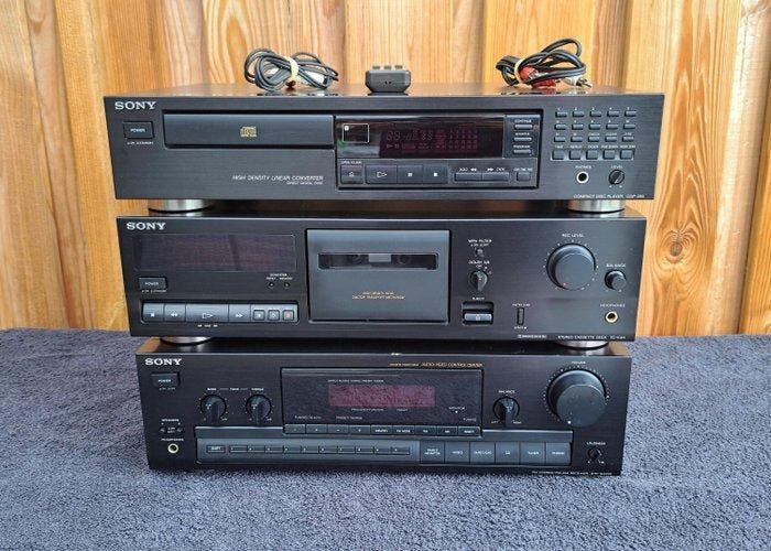 Sony - STR-GX290 / TC-K311 / CDP-295 Stereoset - Diverse, TV, Hi-fi & Vidéo, Radios