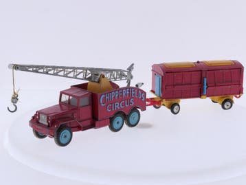 Schaal 1:50 Corgi Major Toys 1121 en 1123 grote kraan met..., Ophalen of Verzenden, Gebruikt, Corgi