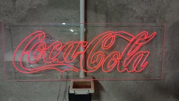 Coca-Cola leidde - Lichtbord - plexiglas