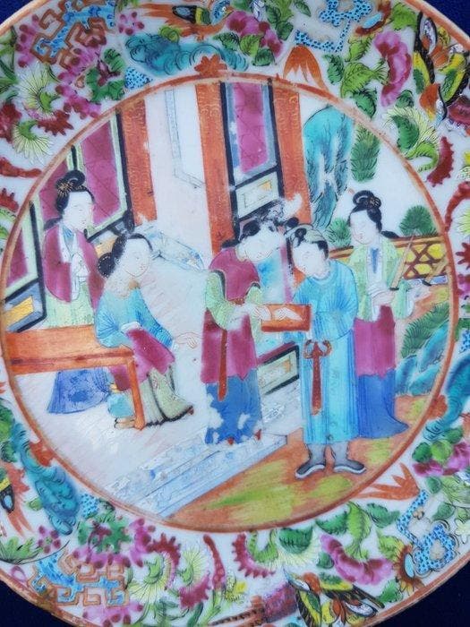 Prachtig 19e-eeuws Chinees Cantonees Rose Mandarin Famille, Antiek en Kunst, Antiek | Overige Antiek